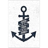 Anchor Wash Your Hands Bathroom Decor Wall Art