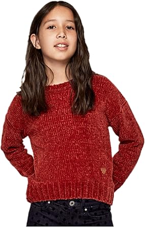 maglione rosso bambina