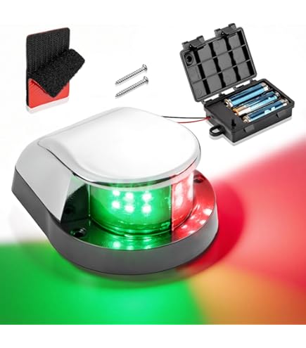Amazon.com : Attwood 14195-7 Led Clamp-On Bow & Stern Light