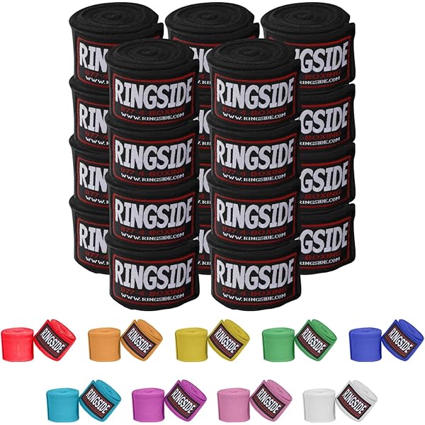 Gel Shock Ringside Mexican Style Hand Wraps 3-Pair Pack (180