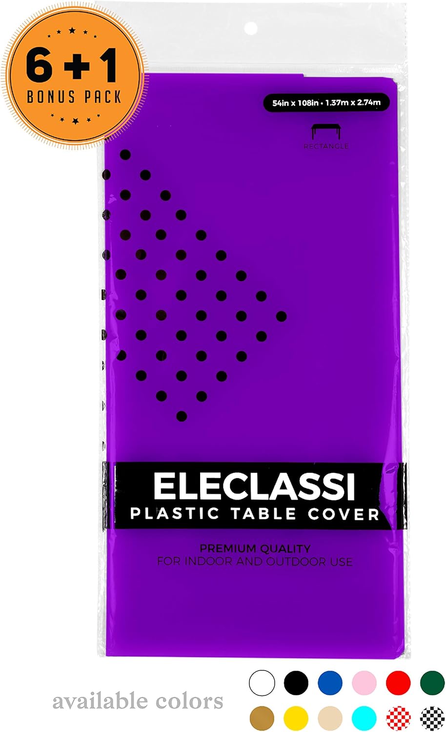 Best purple disposable table cloth