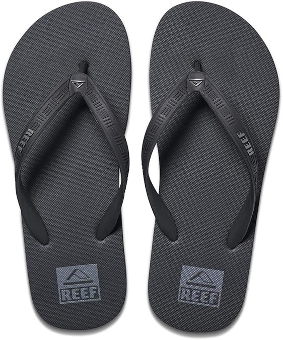 reef flip flops black womens