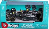 Bburago Formula 1 MB W14 2023 Hamilton 1:43 Diecast Model Car Black view 5