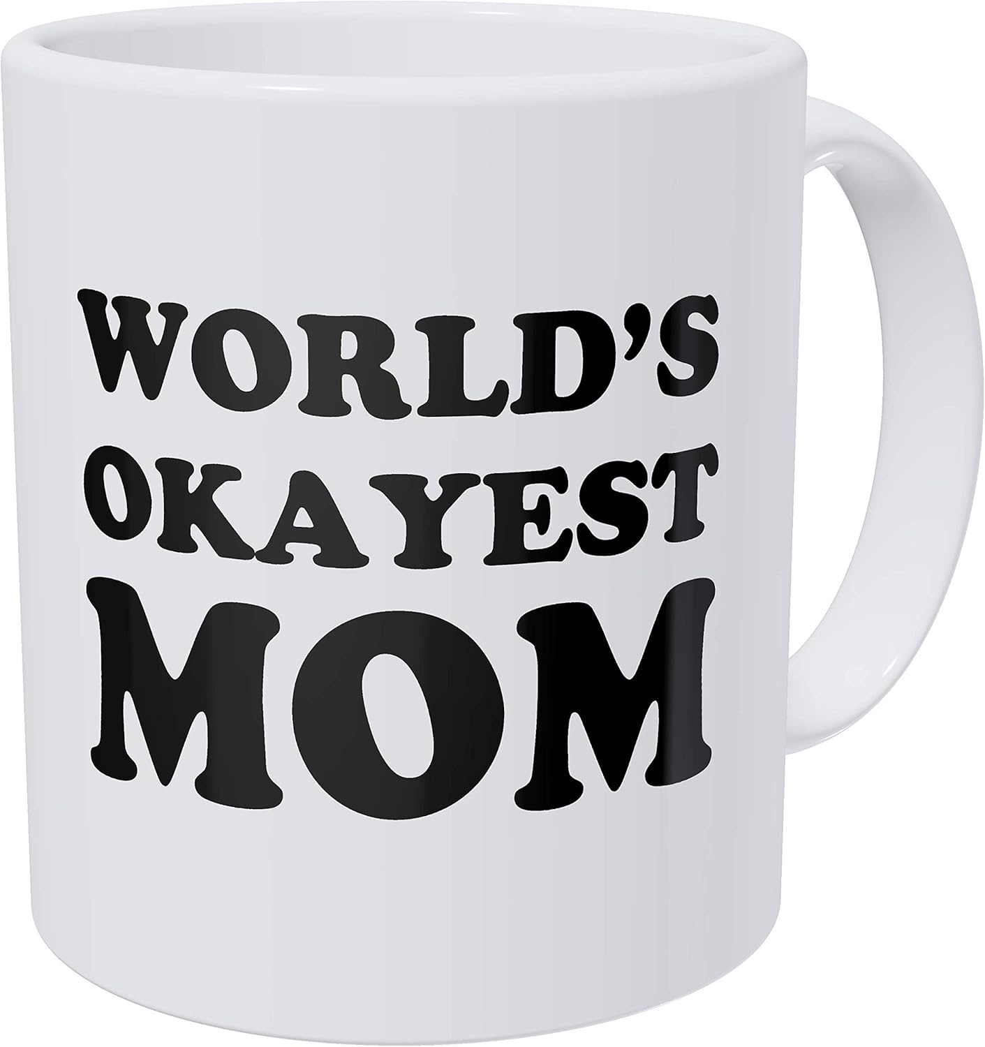 world's okayest mom mug
