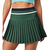 Heathyoga Pleated Tennis Skirt with Pockets for Women Tennis Skort for Woman High Waisted Golf Skirts Athletic Skirt
