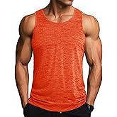 MAGCOMSEN Men's Tank Tops Quick Dry Workout Sleeveless Gym Muscle Shirts Athletic Bodybuilding Tee Shirt