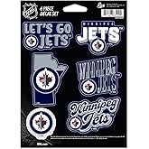 Rico Industries NHL Hockey 6-Piece Decal Set