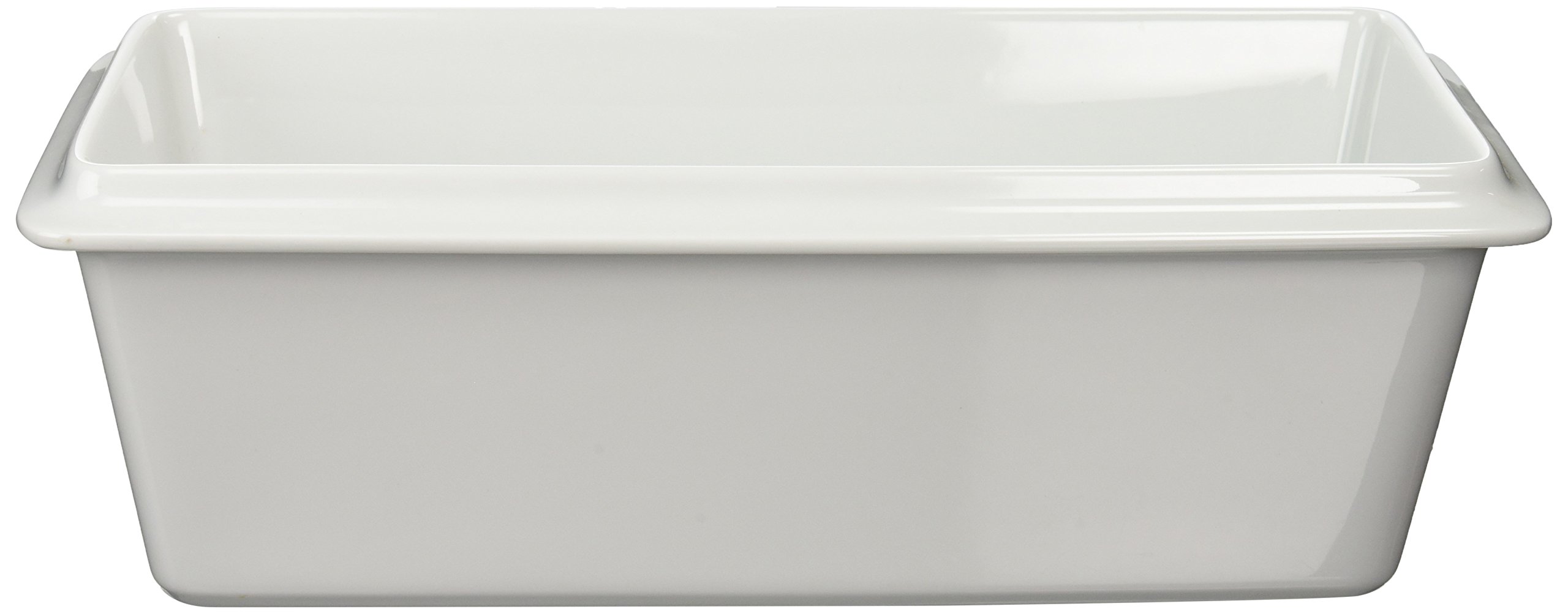 Genware NEV-GN2B-W Royal Gastro norm Dish, 1/2 55 mm, White