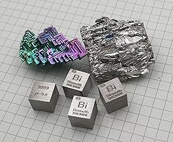 Bismuth Cube - 10mm Pure Metal Element Cubes