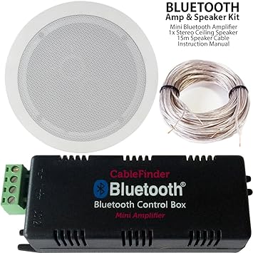 Bluetooth Amplifier Dual Coil Stereo Ceiling Speaker Amazon Co