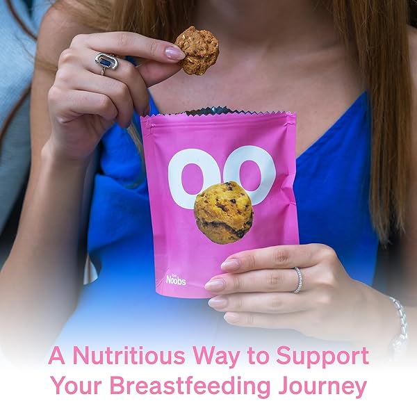 AWARD-WINNING LACTATION COOKIES FOR MILK SUPPLY INCREASE BY LOVENOOBS, LACTATION SNACKS HELP FOR BREASTFEEDING, ON-THE-GO MOM SUPPORT, BREASTFEEDING ESSENTIALS, CRANBERRY FLAVOR, 6X 3.5OZ