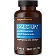 Amazon Elements - Calcium, plus Vitamin D2, 65 Tablets (2 month supply) (Packaging may vary), Calcium Supplements