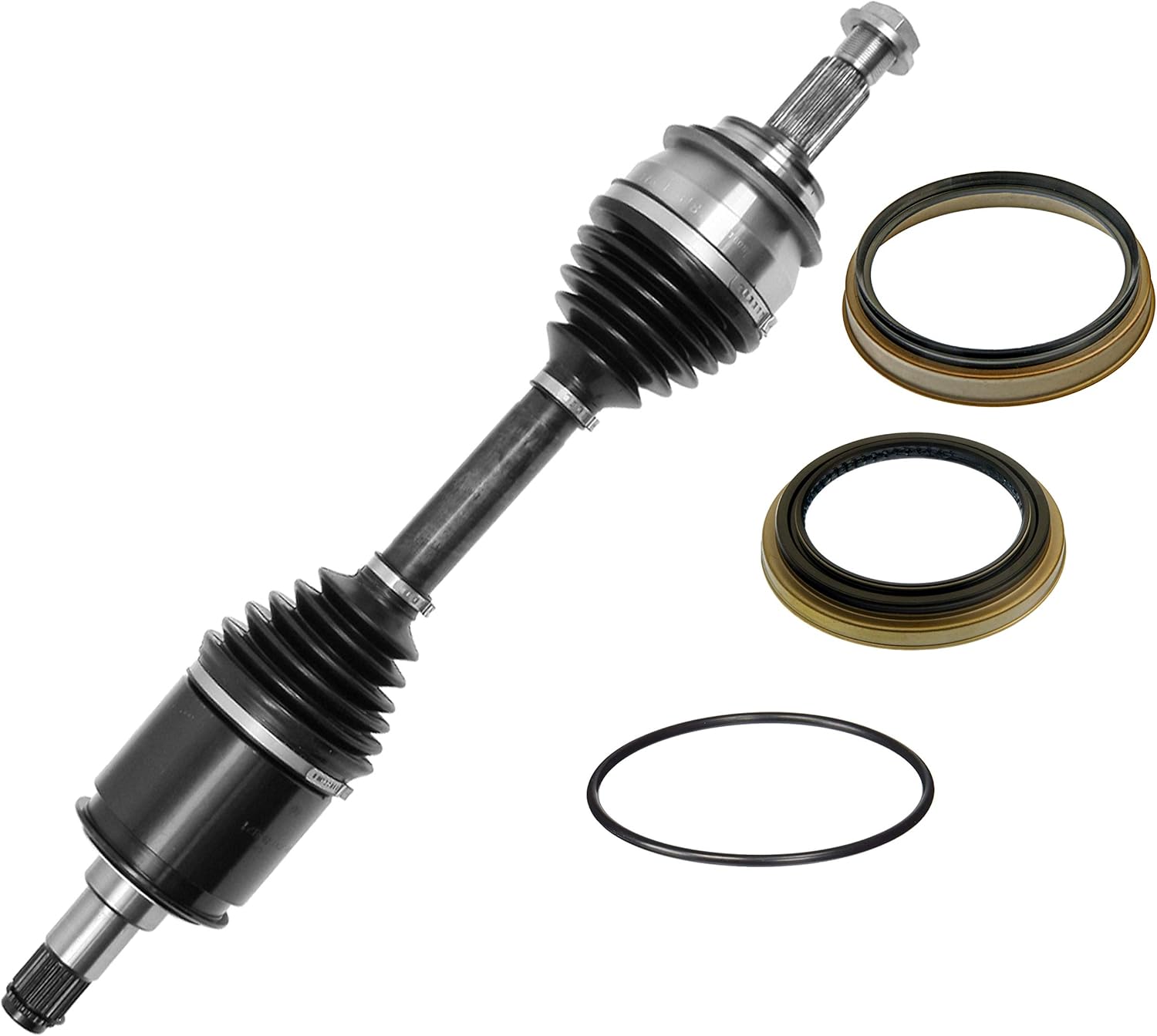 One Front CV Axle With Outer Joint Hub Seals Fit 4WD FJ