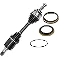 One Front CV Axle With Outer Joint Hub Seals Compatible with 4WD FJ Cruiser; 2005-2020 4WD Tacoma; 2003-2018 4WD 4 Runner; GX460, GX470