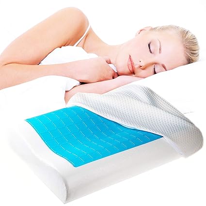 Movilcom Orthopedic Therapeutic Memory Foam Cervical Pillow With