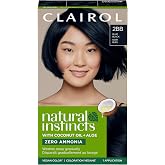 Clairol Natural Instincts Demi-Permanent Hair Dye, 2BB Blue Black | 1 Pack | Ammonia‑Free, Vegan Hair Color with Coconut Oil &amp; Aloe Vera