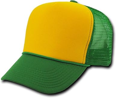 plain green trucker hat
