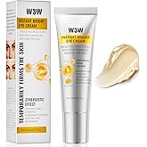 Instant Bright Eye Cream with Caffeine & Retinol - Anti-Aging Eye Cream for Dark Circles, Puffiness & Wrinkles, Brightening & Firming Formula with Niacinamide & Hyaluronic Acid