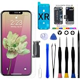 for iPhone Xr Screen Replacement, 6.1" LCD Touch Display Digitizer Assembly | COF Touch Screen Digitizer Assembly with Repair Tools, Waterproof Adhesive Seal, Tempered Glass Protector &amp; Installation Kit