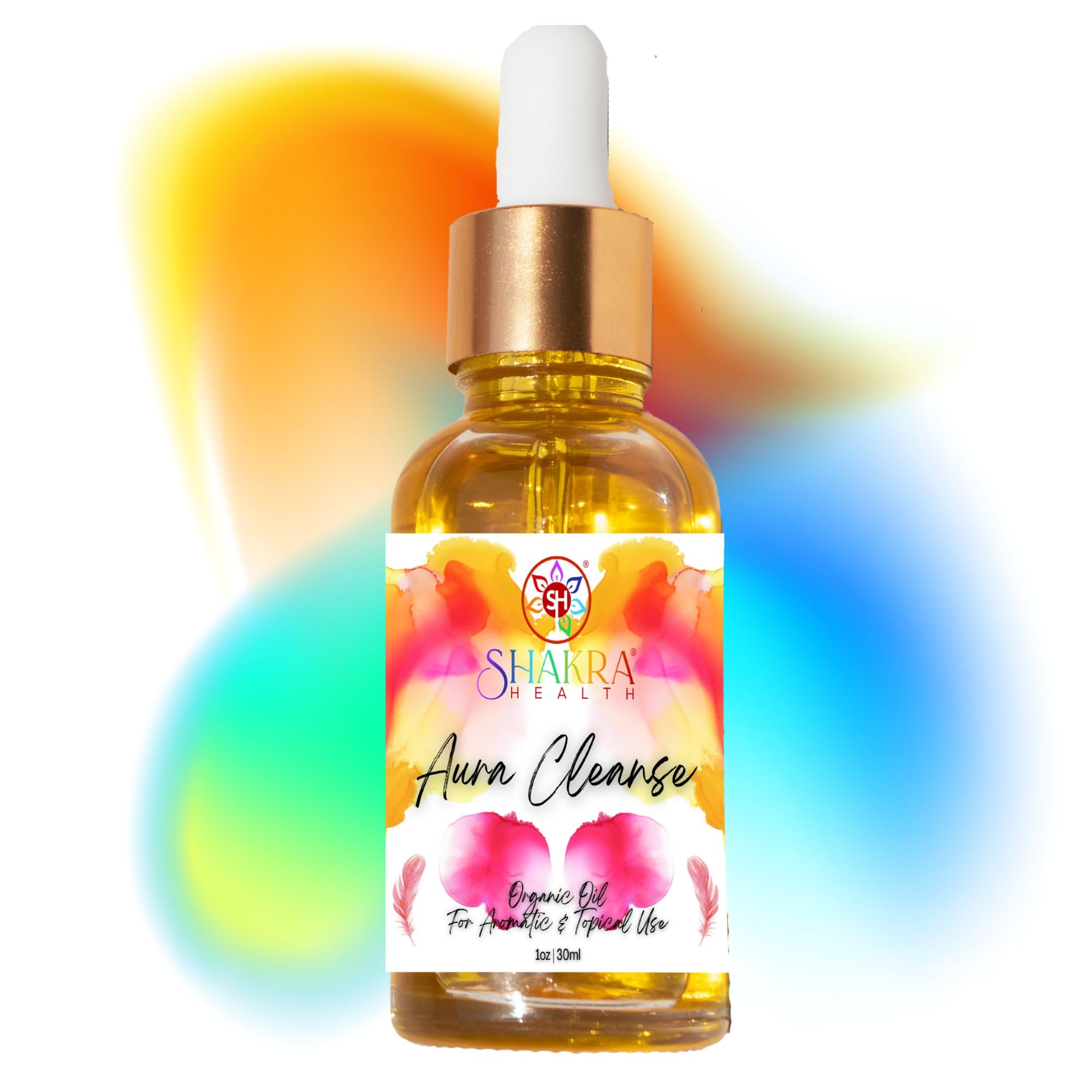 Body Oil & Daily Ritual Moisturising Oil | Peace, Focus & Protection. Aura Cleansing, Clearing, Pagan Attraction Spells & Invocations. Vegan, Organic, Natural Massage Oil (Aura)