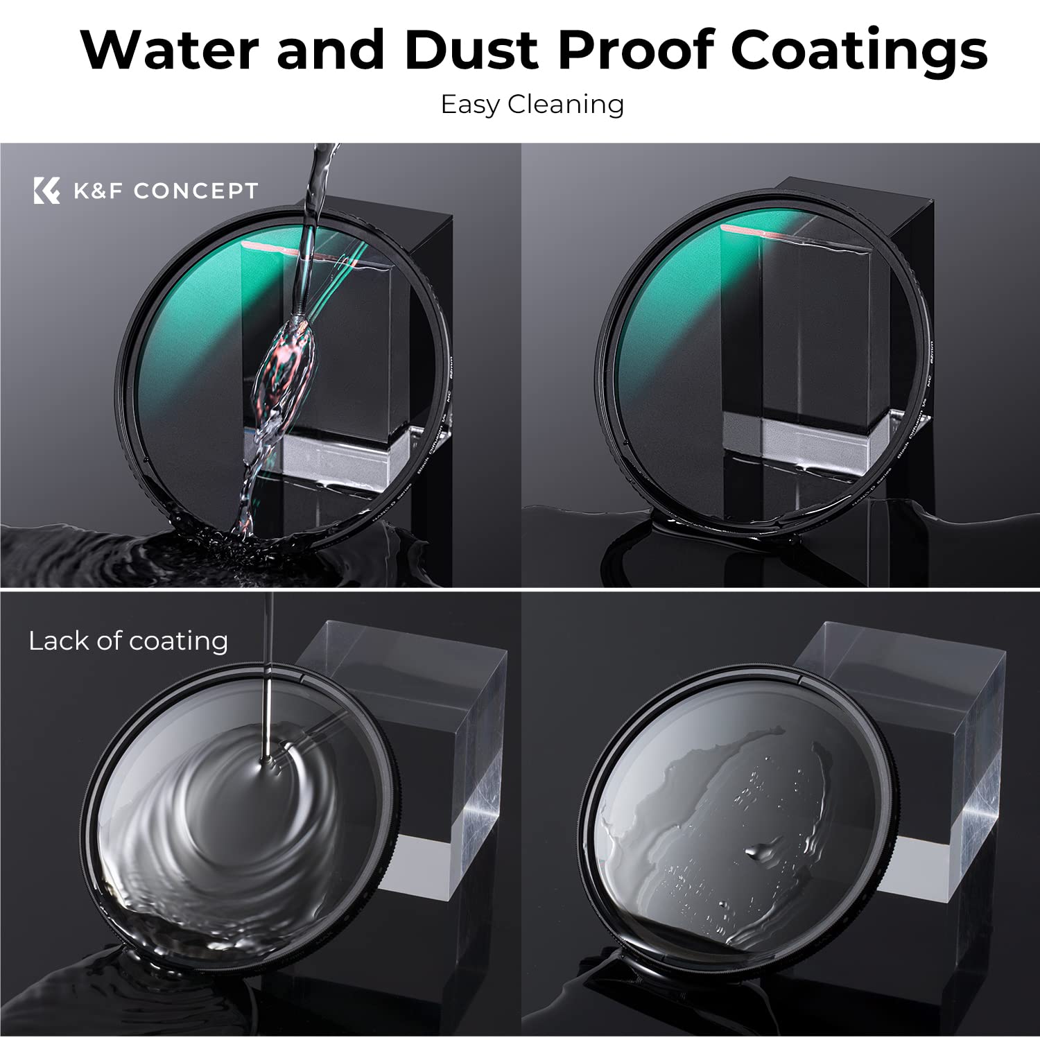 Diffusion Water Filter Mua K&F Concept 49mm Black Diffusion 1/4 Filter Waterproof Mist ...