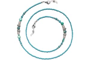 JURYLOO Beaded Eyeglass Chain Glasses Holder Necklace Sunglasses Chain Eye Glasses Holders Around Neck for Women Stylish