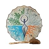 FIRLAR Shaman Drum,10 Inch Shaman Hand Drum With