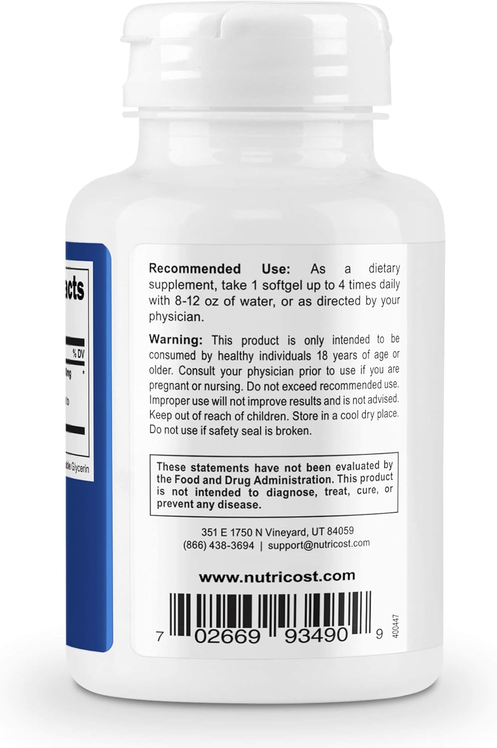 Nutricost Garlic 1000mg, 240 Softgels - Premium, High Potency, Gluten Free Garlic Supplement: Health & Personal Care