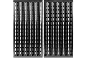 GCOSTAR 463633316 463672016 17inch Cooking Grates for CharBroil Performance Tru-Infrared 2 Burner 463633316 463672016 463672219 463370719 463672416,Porcelain-Enameled Emitter Plates for CharBroil G460-0500-W1