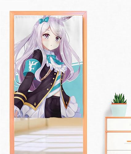 Amazon セックスライフ のれん ウマ娘 プリティーダービー メジロマックイーン 間仕切り 一体型 半開き型 半間のれん アニメ 漫画 目隠し 暖簾 遮光 遮熱 四季兼用 突っ張り棒付属 片面印刷 贈り物 カスタム可能 幅90 X丈1ｃｍ 一体型 のれん オンライン通販