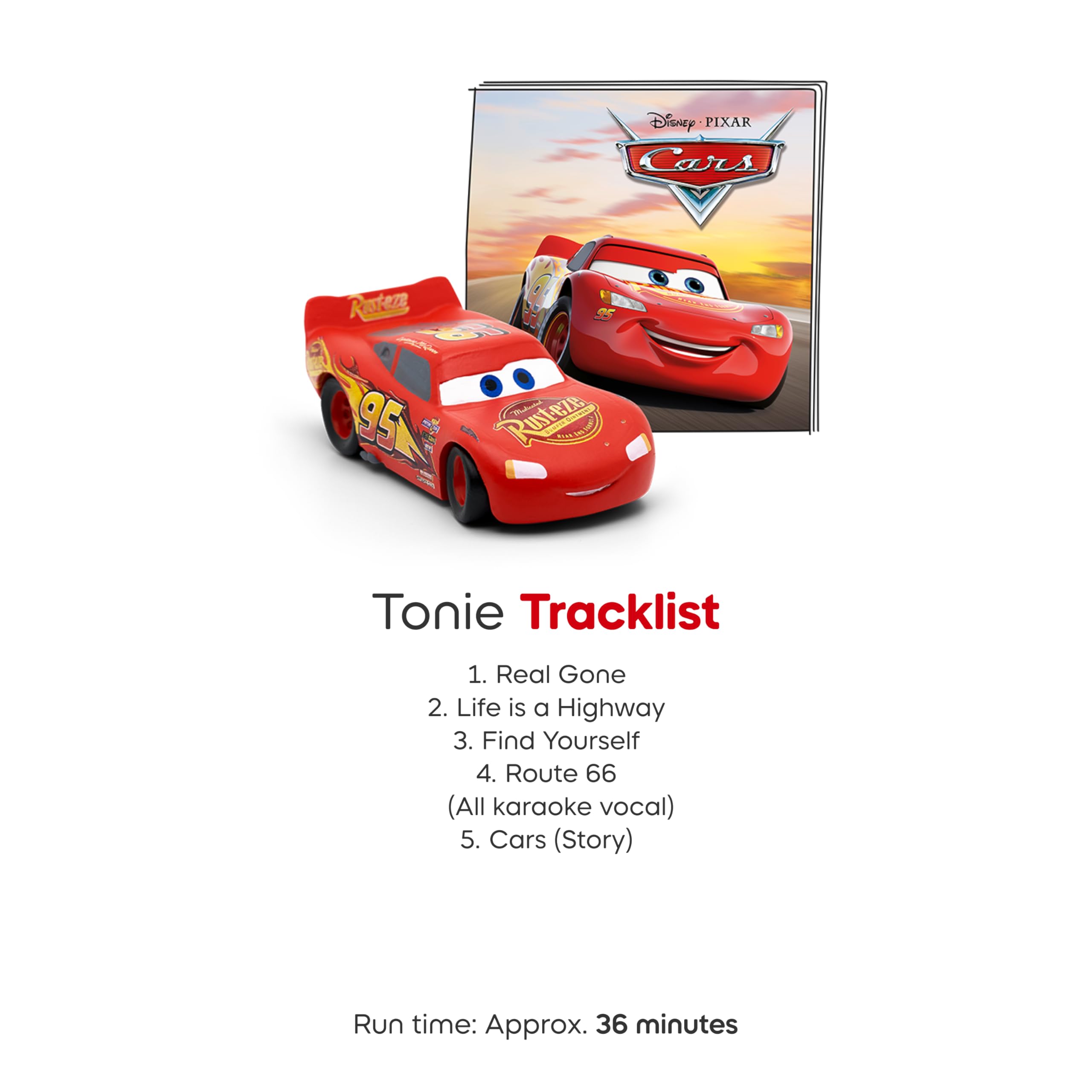 Tonies Lightning McQueen Audio Toy Figurine from Disney and Pixar's Cars
