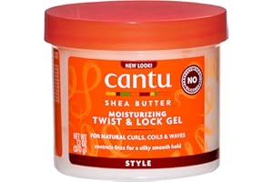 Cantu Shea Butter For Natural Hair Moisturizing Twist & Lock Gel, 13 Ounce (Pack of 1) (07005-12/3EU)