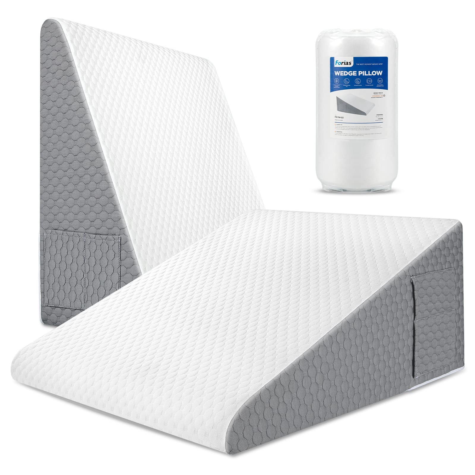 Forias Wedge Pillow for Acid Reflux Relief 12