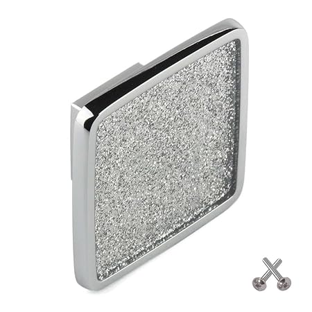 Glitter Knob Kitchen Cabinet Door Handle Cupboard Drawer Bedroom