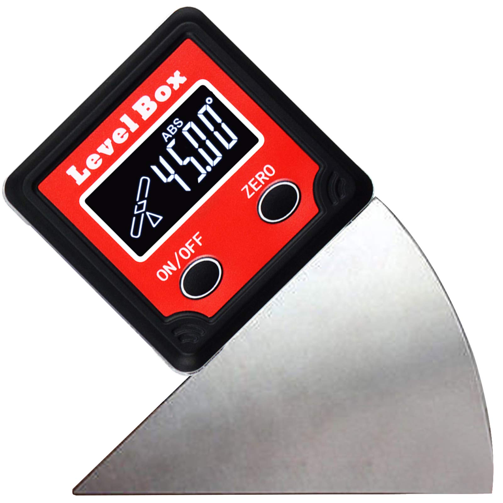 Digital Miter Saw Protractor, Angle Finder with Magnetic on 2 Modes, 360 Protractor Woodworking, Suitable for Table Saw, Bench Grinder and Drill Press, Accuracy is ±0.1 Degrees