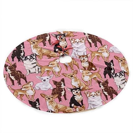 Amazoncom Luckyly Christmas Tree Skirt355 Inch Dachshund