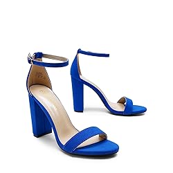 DREAM PAIRS Women's Hi-Chunk High Heel Pump