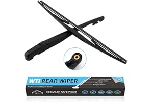 WTI Rear Wiper Arm Blade Set Compatible With Honda Pilot 2003-2008 SUV Rear Windshield Window Wiper Kits Assembly New Replacement Accessories Parts Fit 76720S9VA01 76740S9VA01