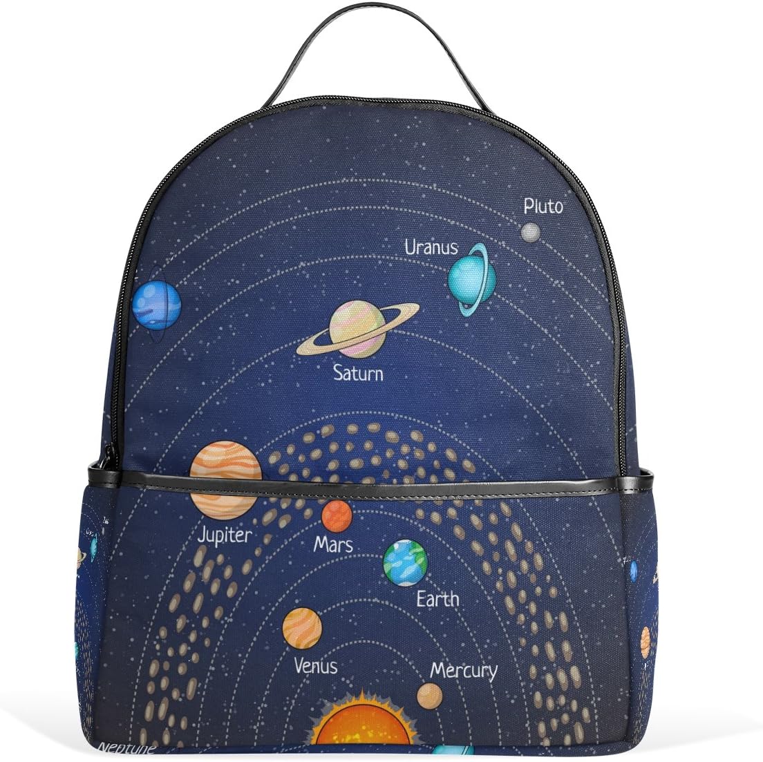 COOSUN Educational Astronomy Planet School Backpack Lightweight Canvas Book Bag for Boys Girls Kids