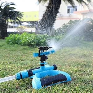 YANGSANJIN 360 & deg; Aspersor de jardín Giratorio con Cabezal pulsante