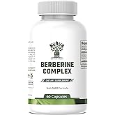 Berberine Supplement with Bitter Melon Extract and Banaba Leaf Extract - 1000mg Berberine HCL for Immune System - Weight Management - Non-GMO - Gluten-Free Berberine Complex, 60 Capsules.