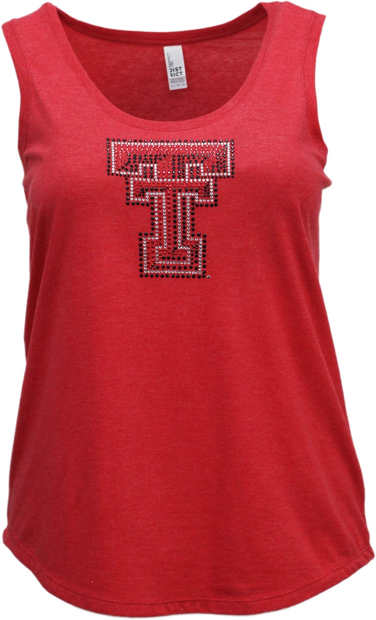 Nitro USA NCAA Womens Super Soft Women's Collegiate Bling Racerback Tank
