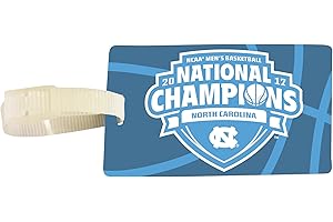 R and R Imports UNC Tar Heels 2017 NCAA Men's National Basketball Champs Luggage Tag 2-Pack Officially Licensed Collegiate Product
