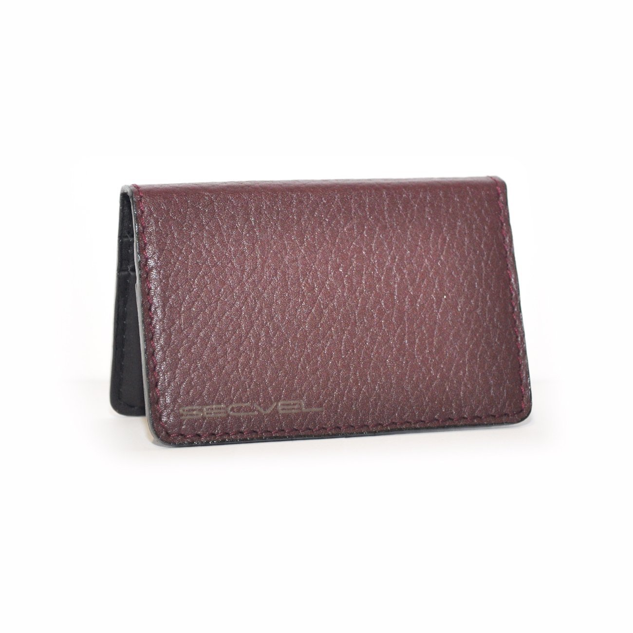 TÜV Tested and Patented Protective Cover Protection for 4 Cards Leather Brown | RFID NFC Blocker | Magnetic Field Shielding | Jammers for Credit Card, EC Card, Identity Card | Active Protection