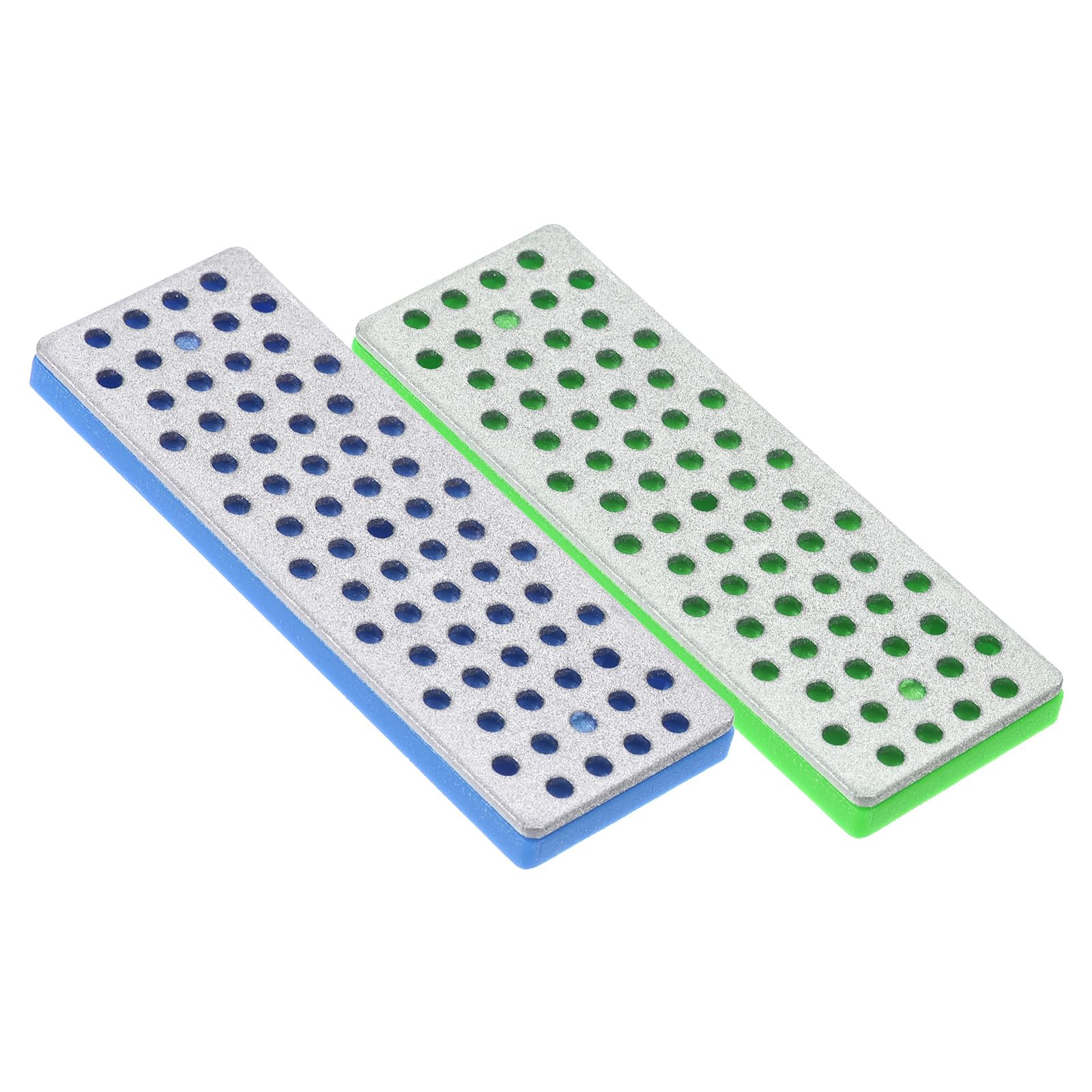 PATIKIL 70mm Extra-Coarse Ski Snowboard Diamond Stone,2Pcs Ski Edge Sharpener Diamond Edge Files Snowboard Whetstone, Multicolored