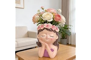 Vases for Indoor Plants, Cute Flower Vase, Desktop Decorative Vase, for Mom, Mini Succulent Pots, Home Decor, Makeup Pen Hold