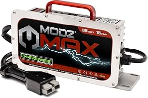 GOLF CART KING MODZ Max36 15 AMP EZGO Marathon Battery Charger for 36 Volt Golf Carts
