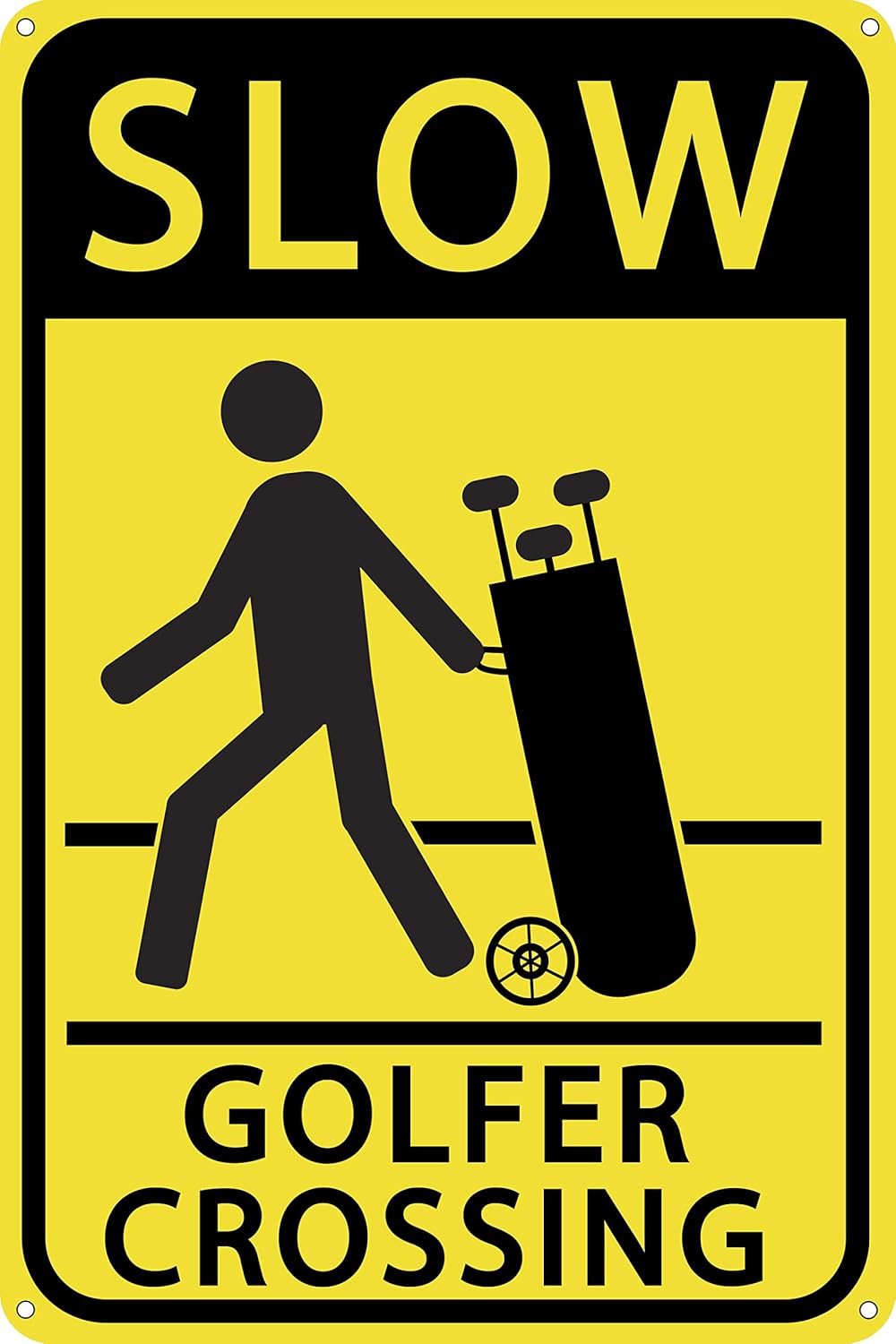 Toothsome Studios Slow Golfer Crossing 12