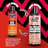 Crazy Color Shampoo for Red Hair 250ml Vegan Sulphate Free Scarlett Copper view 5