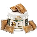 Septic Tank Treatment - 1 Year Supply of Dissolvable Easy Flush Live Bacteria Packets (12 Count) - Best Way to Prevent Expens